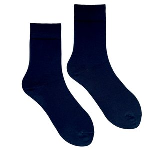 Мужские классические носки Премиум, с индийского хлопка, темно синие