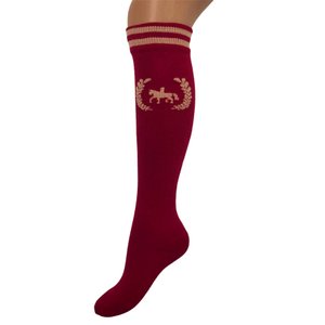 Riding Socks made from Indian cotton, crimson