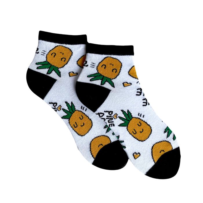Women's Socks "Pineapple" made from Indian cotton, 38-40