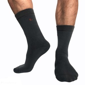 Men's TERRY socks made from Indian cotton, dark grey