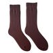 Шкарпетки чоловічі "Класичні" з високим пагомілком з індійської бавовни, коричневі
