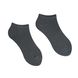 Men's ankle BAMBOO socks, grey