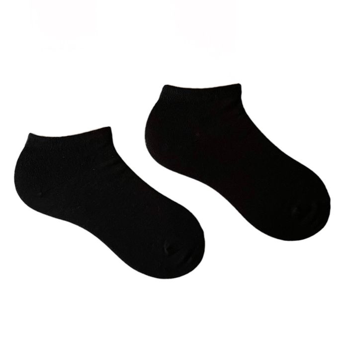 Men's ankle BAMBOO socks, black