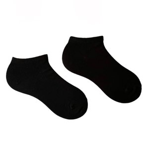 Men's ankle BAMBOO socks, black