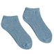 Men's ankle socks made from Indian cotton, blue melange