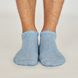 Шкарпетки чоловічі короткі з індійської бавовни, блакитний меланж