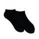 Шкарпетки чоловічі короткі з індійської бавовни, чорні