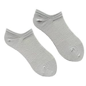 Women's sport ankle Socks, made from Indian cotton, gray