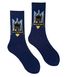 Шкарпетки чоловічі Ghost of Kyiv, з індійської бавовни, темно сині