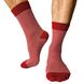 Мужские носки с индийского хлопка, красные с белым