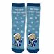 Women's Christmas socks made from Indian cotton, TERRY, Snow Maiden's kiss