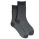 Men's socks made from Indian cotton, grey with white