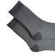 Men's socks made from Indian cotton, grey with white