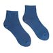 Шкарпетки жіночі "З пікотом" з індійської бавовни, синій