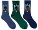 Set of men's socks Ghost of Kyiv, made from Indian cotton, 3 pairs
