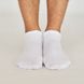 Шкарпетки чоловічі короткі з індійської бавовни, білі, 41-43