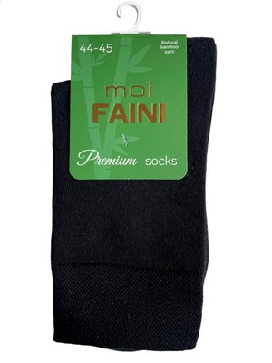 Men's classic socks, made from bamboo, black