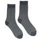 Men's socks made from Indian cotton, grey with white, 44-45