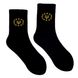 Шкарпетки чоловічі класичні "UA-EU", з індійської бавовни, чорні