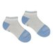 Шкарпетки дитячі "Сітка" з індійської бавовни, світло блакитні, 7-9 років