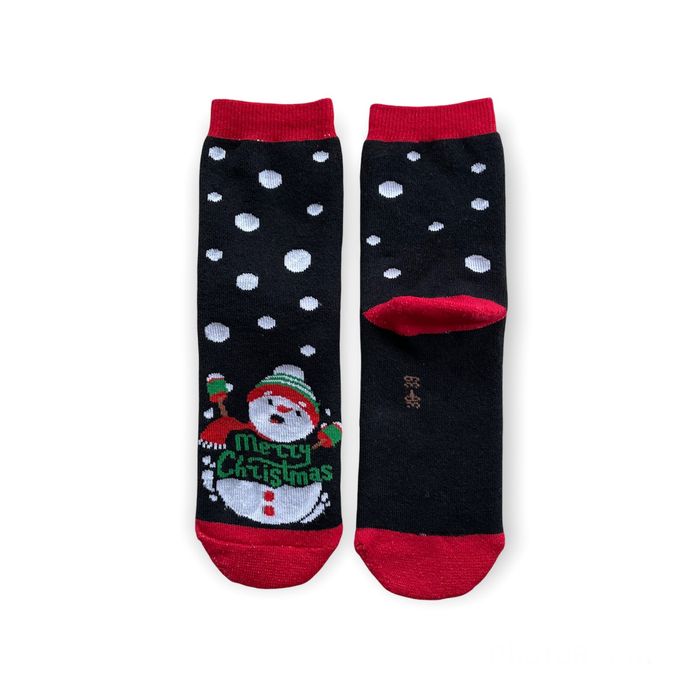 Жіночі Новорічні шкарпетки "Сніговик"