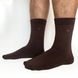 Шкарпетки чоловічі МАХРОВІ з індійської бавовни, коричневі