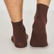 Шкарпетки чоловічі "Класичні" з середнім пагомілком з індійської бавовни, коричневі