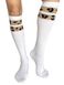 Knee length Socks "Leo", white