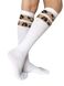 Knee length Socks "Leo", white