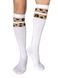 Knee length Socks "Leo", white