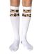 Knee length Socks "Leo", white