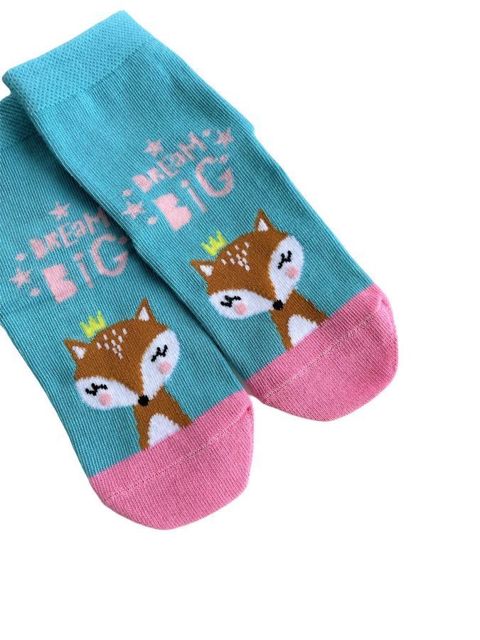 Children's socks "Foxy" from Indian cotton