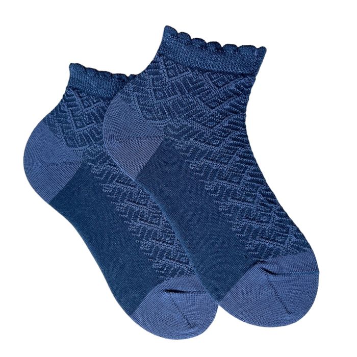 Kids socks "Guipure" for Girls made from Indian cotton