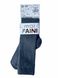 Knee length Socks, dark gray melange