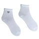 Women's Socks "lurex heart" made from Indian cotton, white, 38-40