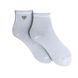 Шкарпетки жіночі "Люрексне сердечко" з індійської бавовни, білі, 38-40