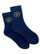 Мужские классические носки "UA-EU", с индийского хлопка, темно синие