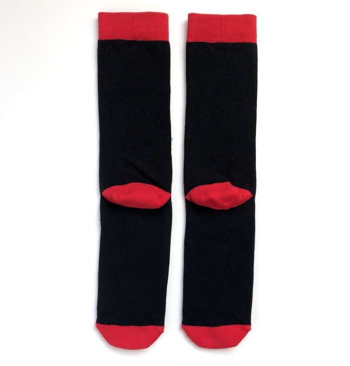 Men's Christmas socks made from Indian cotton, TERRY, Santa