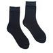 Men's socks with slits, made from Indian cotton, dark grey