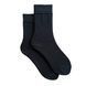 Men's socks with slits, made from Indian cotton, dark grey