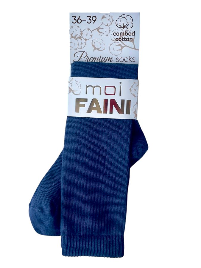 Knee length Socks, dark blue