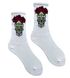Шкарпетки жіночі "Калавера" з індійської бавовни, білі