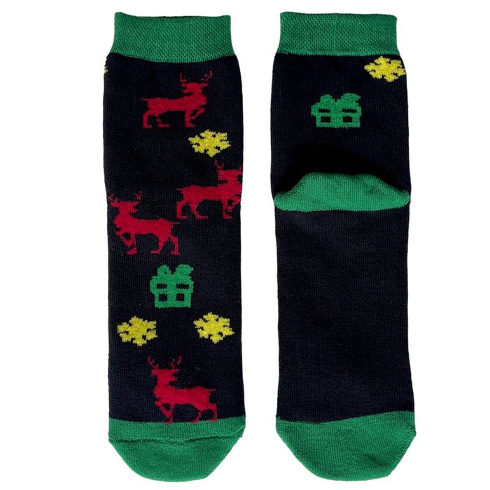 Kid's TERRY socks made from Indian cotton, black