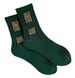 Tactical men's socks "UA ARMY", made from Indian cotton, dark green