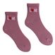 Women's Socks "LOVE" made from Indian cotton, pink powder, 35-37