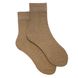Women's socks "Terry Foot" made from Indian cotton, beige melange with dots
