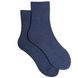 Жіночі шкарпетки з махровою стопою, індійська бавовна, т.сині меланж