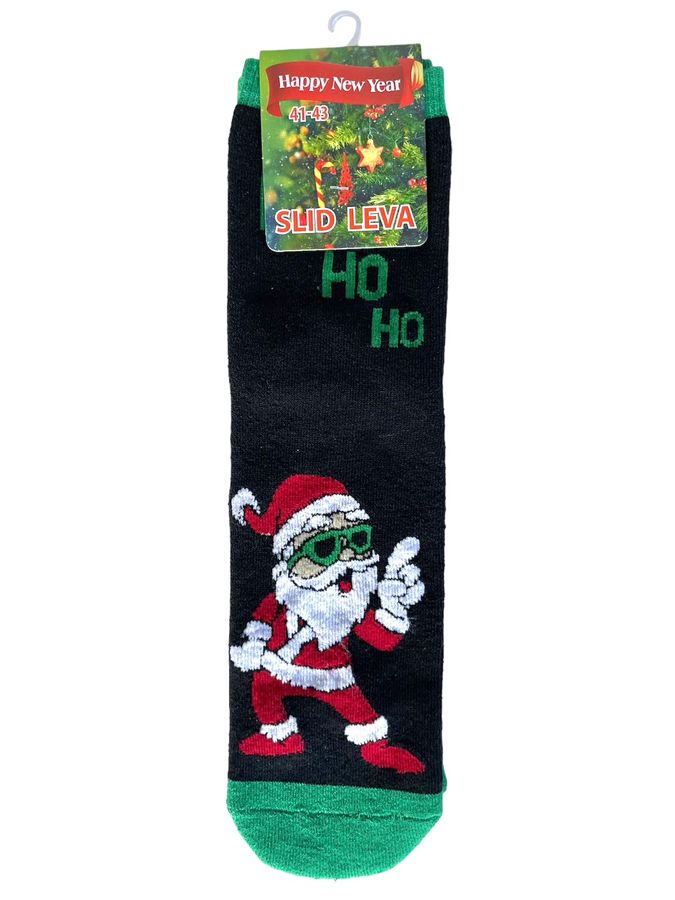 Чоловічі Новорічні шкарпетки "Санта"
