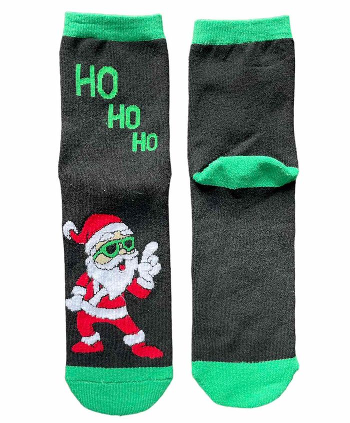 Men's New Year socks "Santa"