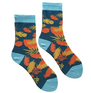 Шкарпетки жіночі "Пір'я" з індійської бавовни, 36-39